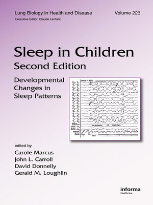 cover image of Sleep in Children